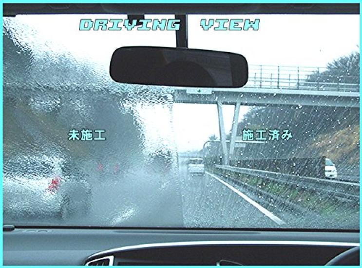 Emerson Quick Glass Coat Oil Film Remover Water Repellent 100ml Approximately 10 To 15 Units Can Be Applied Special Sponge with Fabric Lasts