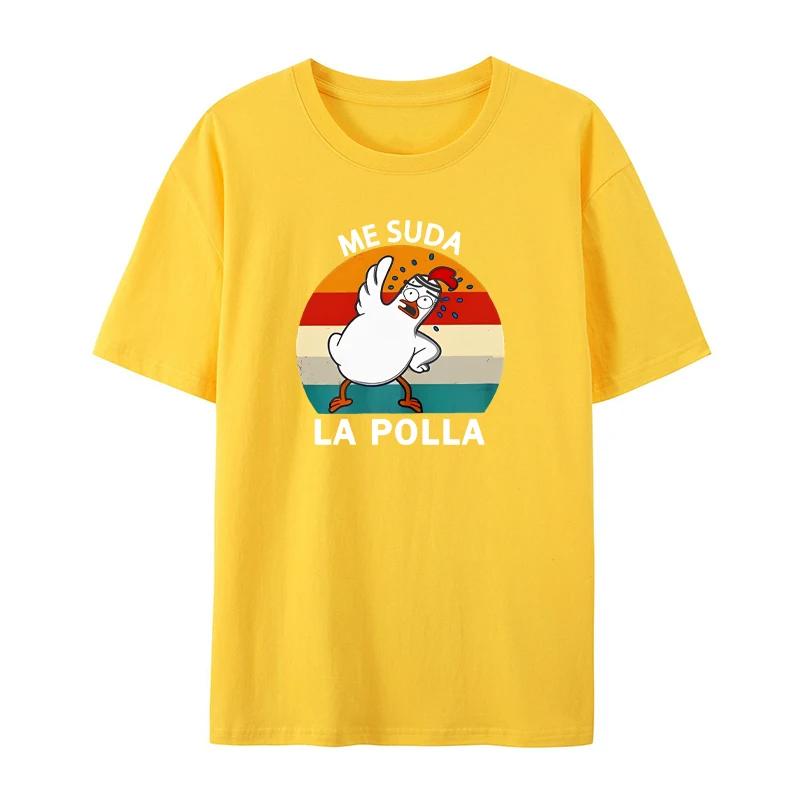 I Sweat My Cocks T Shirt Spanish Texts Funny Jokes Geek Short Sleeve Cotton Women Unisex Summer O-neck Chicken Farm Lover T-shirts
