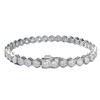 Hui Zhi Yi S925 Silver Luxury Honeycomb Diamond Bracelet