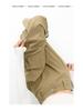 Women’s Khaki High Waist Wide Leg Knife-Pleat Pants - Korean Style, Spring 2026 Collection