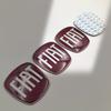 1 Stück 63mmX58mm Logo Fiat Auto Frontgrill Heckstoßstange Heckklappe Kofferraum Emblem Styling Zubehör für FIAT 85mm 8,5cm Emblem