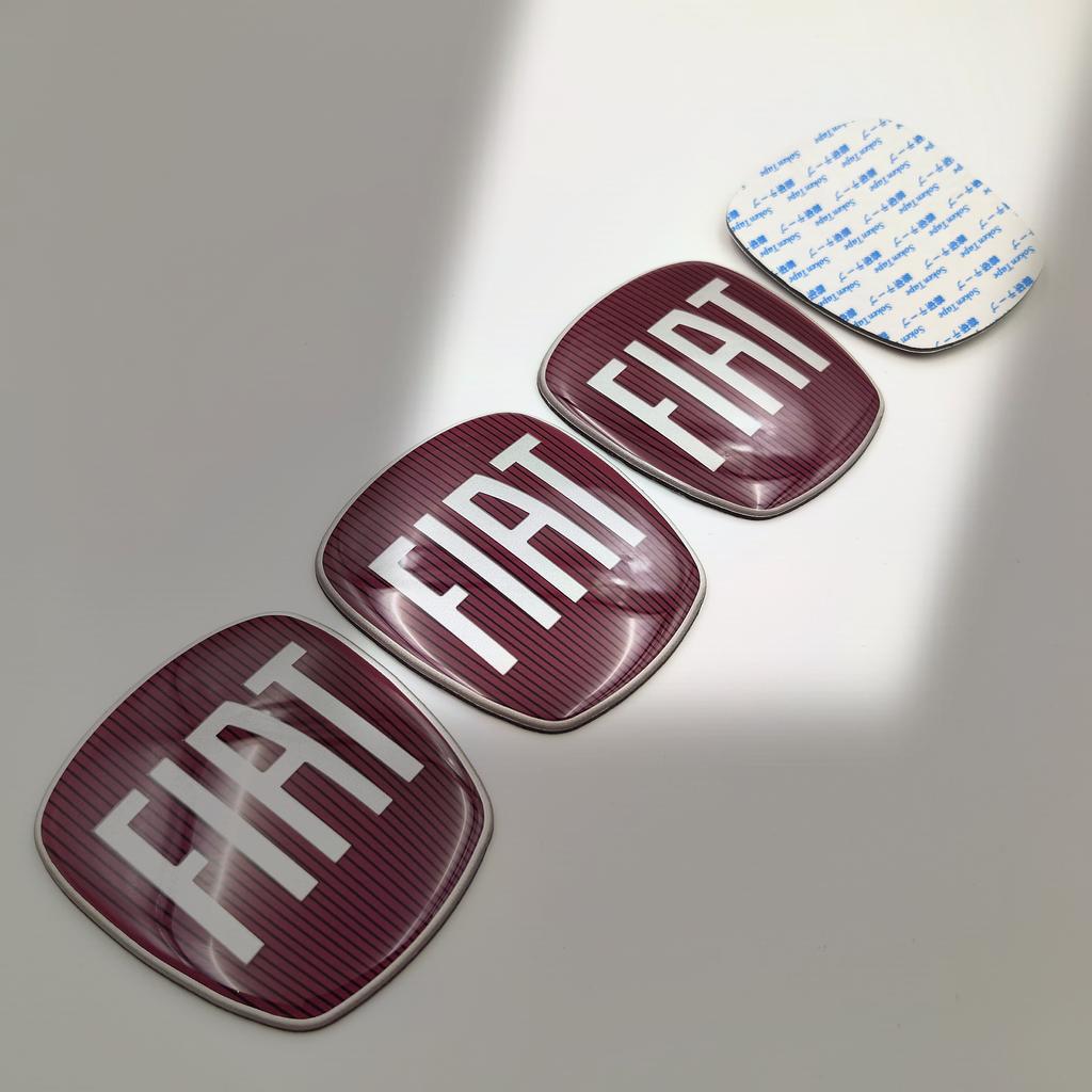 1 Stück 63mmX58mm Logo Fiat Auto Frontgrill Heckstoßstange Heckklappe Kofferraum Emblem Styling Zubehör für FIAT 85mm 8,5cm Emblem