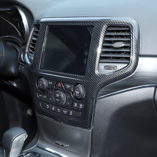 Center Console GPS Radio Navigation Cover Trim For Jeep Grand Cherokee -