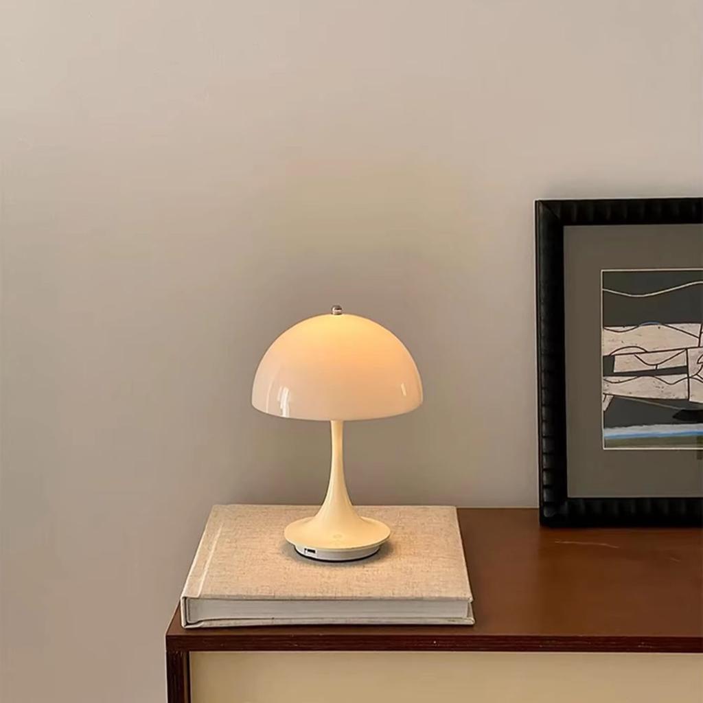 Wiederaufladbare Leichte Berührung Weiß LED Moderne Tischleuchte, Esszimmer, Schreibtisch Heimdekoration, Tragbare Camping-Tischlampen