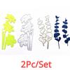 2pc Miexd Flower and Leaf Decoration Metal Cutting Dies Stencils Die Cut for DIY Scrapbooking Album Paper Card Embossing