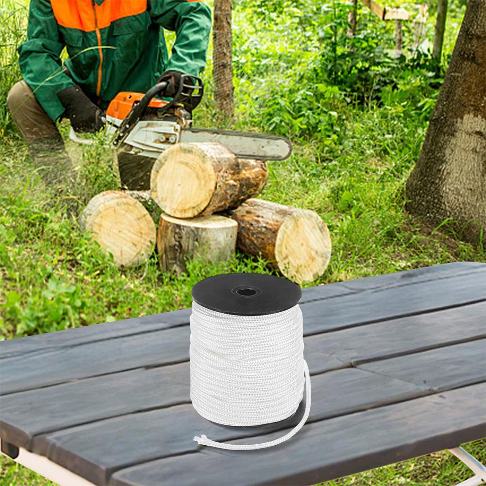 Recoil Starter Rope 4mm Nylon 30m Replacement Rope for Lawn Mowers Chainsaws Brush Cutters and Other Outdoor Equipment