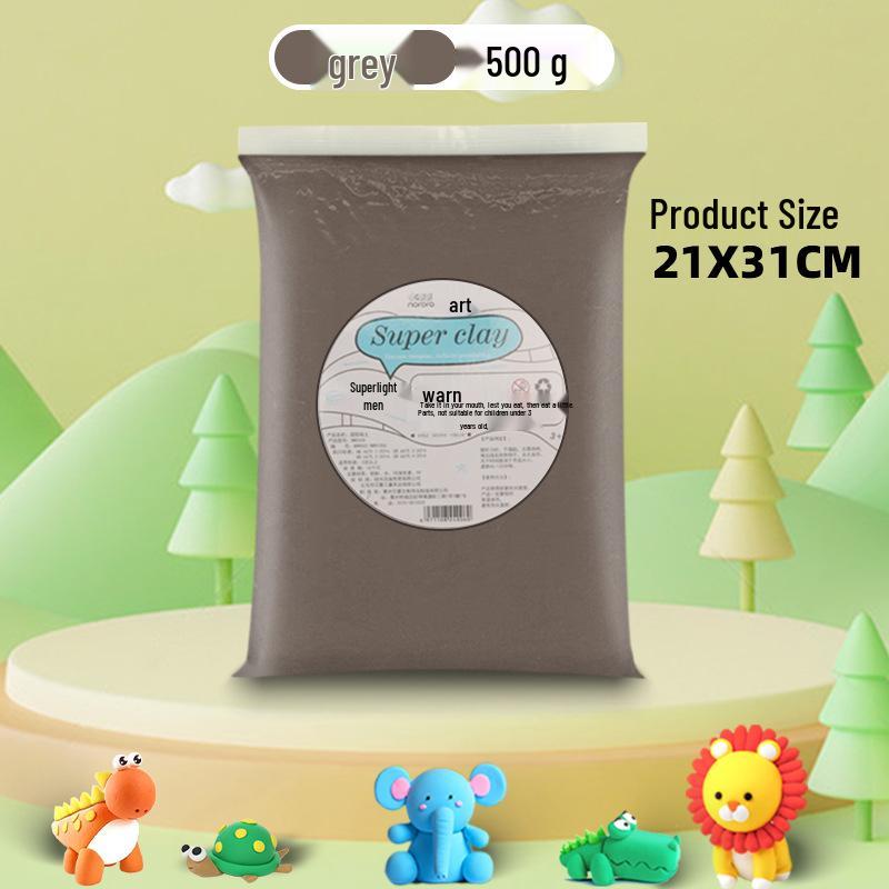 Superleichter 500g Kinder-DIY-Ton - 24 Farben, Großpackung