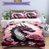 3pcs Dragon Art Duvet Cover Set, Soft Comfortable Duvet Cover,Guest Room (1*Duvet Cover + 2*Pillowcase, Without Core) yy251104131