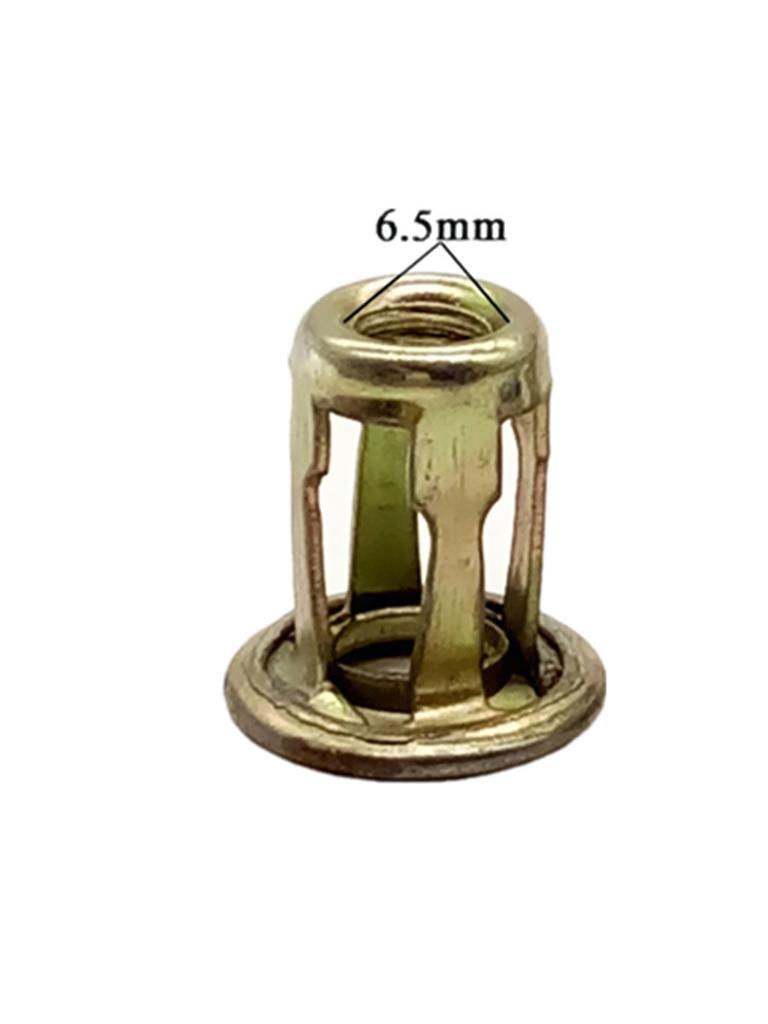 New 20Pcs Metal Fastener 10MM Screw Base Clamp Retainer for Car Trunk Lisence Plate