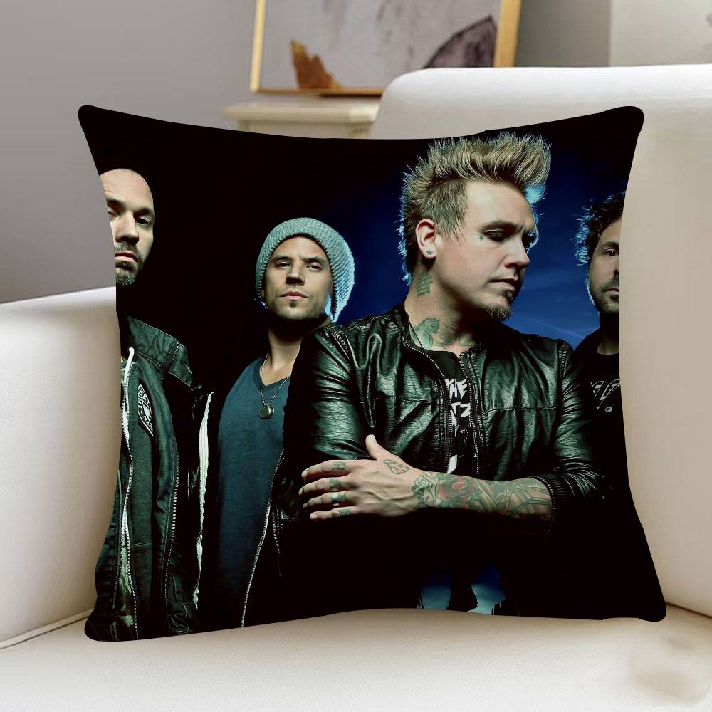 P-Papa Roach Music Art Cushion Cover Inches Farmhouse Decor Home Throw Pillow Covers For Couch Decorations