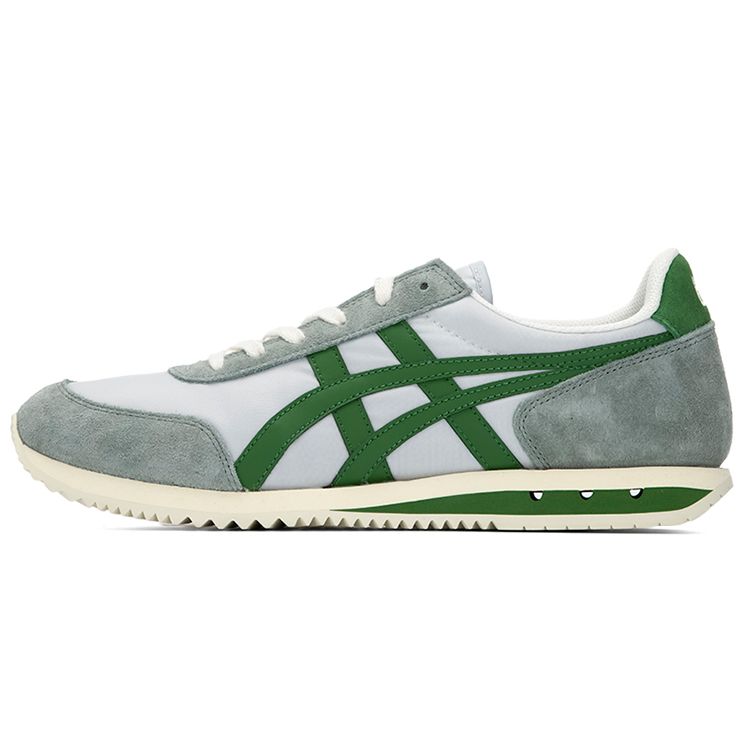 

ONITSUKA TIGER Нью-Йорк Ткань Кожа Удобные Легкие Прочные Низкие Кроссовки для Повседневной Носки Унисекс кроссовки Серый Зеленый 1183A205-025 40.5