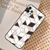 Marmor Geometrisches Handyhülle Für iPhone 17 Air 16 14 13 12 11 15 Pro Max 12 13 mini 15 16 Plus 16e Hülle Coque