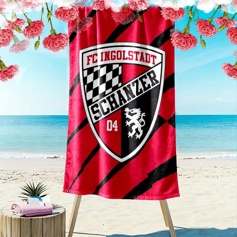 Fc Ingolstadt Towel, Large Soft Quick Dry Towel for Beach Camping Swimming