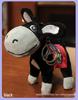 Charming Country Fair Donkey Pendant & Keychain | Plush Toy Doll Gift & Backpack Decoration
