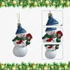 Christmas Snowman Ornament Home Decor Centerpiece Photo Prop Xmas Tree Hanging Decoration Pendant for New Year Ceiling Door Wall