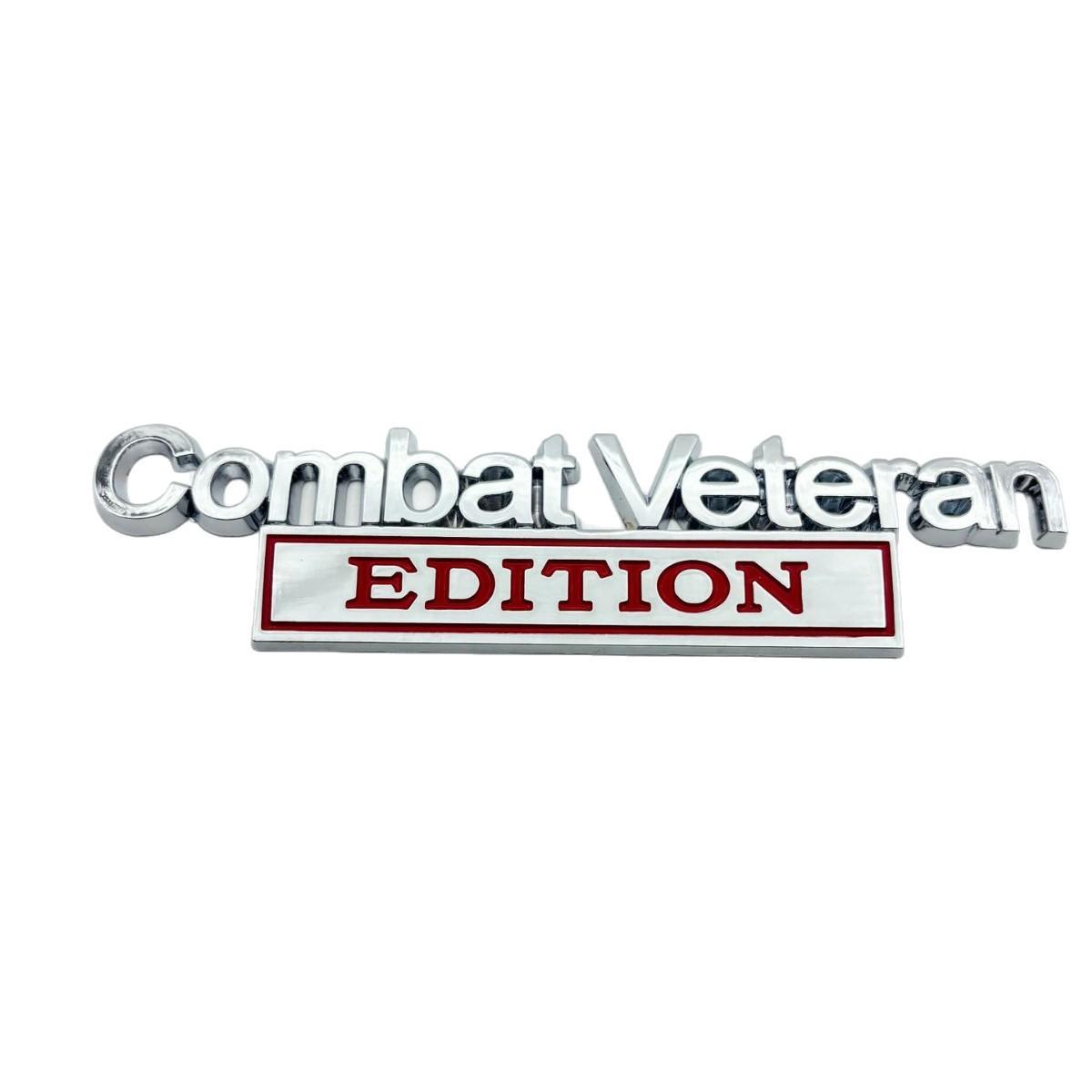 

Combat Veteran Metal Car Emblem - Body & Tail Sticker