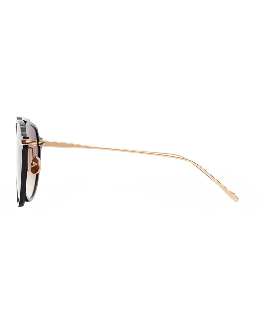 Maseuka Free2_Onda 03B/Br Free2 Onda Black Rose Gold Brown Lenses