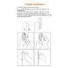 Smart Life App Smart Door Open/closed Detectors Wifi Window Sensor Independent Magnetic Smart Door Sensor Alexa Tuya App Control