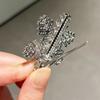 2Pcs Snowflake Hair Clip Duckbill Clip Headwear Side Clip Jewelry Accessory Glitter Shiny Gift