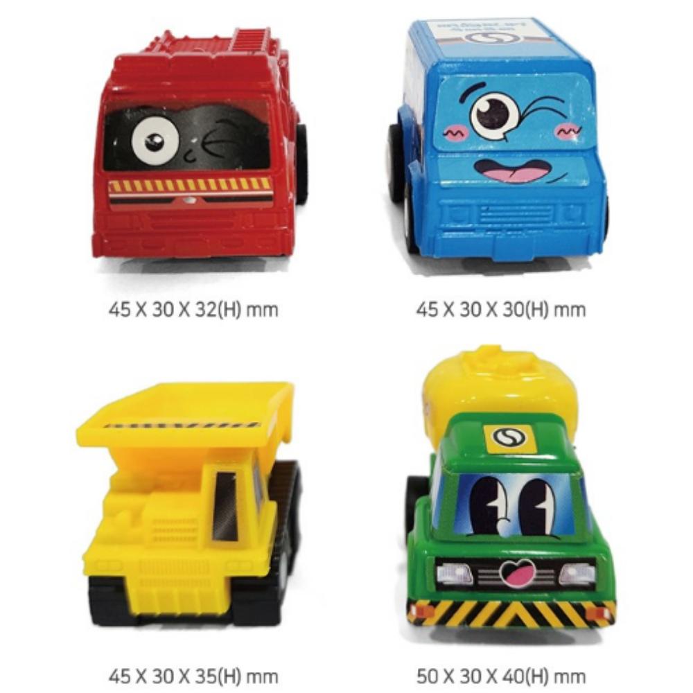 Jaerong Mini Pull-Back Car 12-Piece Set