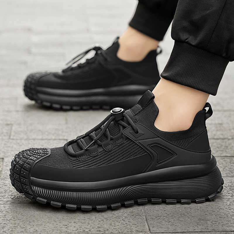 Fashion Round Toe Platformed Men's Sneakers Luxury Shoes Men's Casual Boots Luxury Designer Sneakers Sport Popular