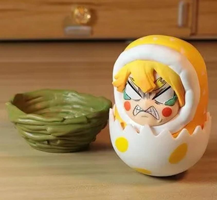 Ghost Exterminator Blade, Cute, My Wife Sunyi, You Bean Inosuke Tanjiro, Eggshell Tumbler, Boxed Figure