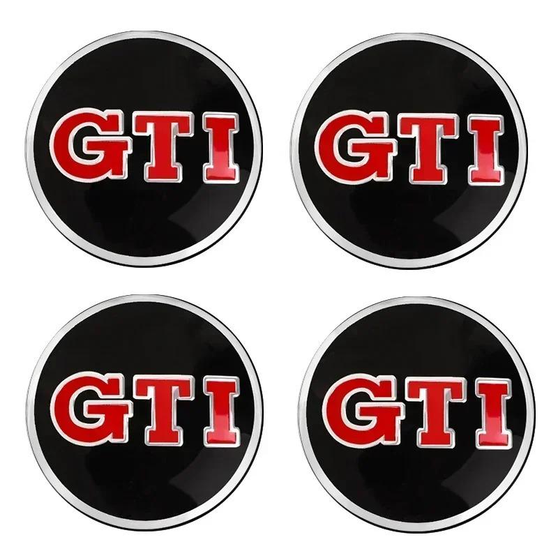 Car Wheel Center Hub Caps Sticker Metal Car Key Chain Ring For Volkswagen VW R GTI Golf 6 Amarok T5 Phaeton Teramont ID3 Tiguan