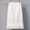 Chic Round Neck Top & Skirt Two-Piece Set