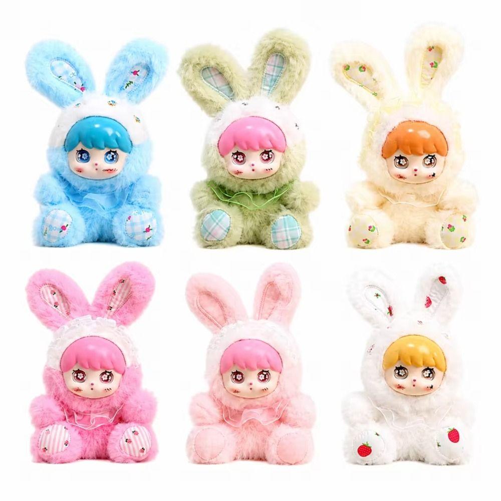 Hangings Decoration Bunny Pendant Bag Charm Vinyl Doll Toy Rabbit Plush Keychain  Jewelry Gift