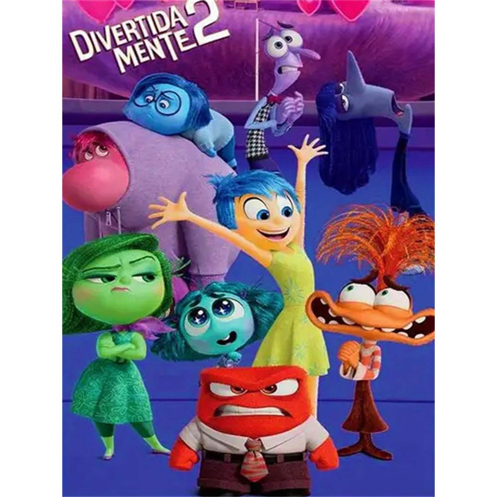 

Disney Cartoon 5D Diamond Mosaic Inside Out Anxiety Painting Full Square Round Drill Joy Disgust Embroidery Sale Christmas Gift Round 40x50cm