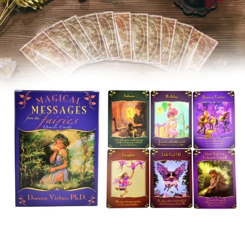 Premium Copper Paper Green Glyphs Lenormand Tarot Cards For Insightful Readings