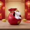 New Year of The Horse Money Bag Pony Statue Ornament Money Bag Desktop Decorations Home Living Room Home Decoration Lucky