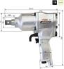 VESSEL Lightweight Air Impact Wrench GT-2000PF