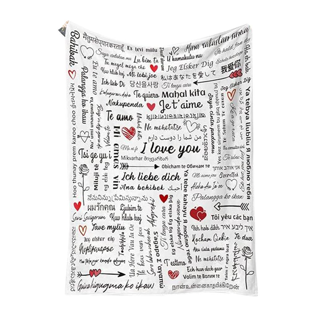 Flanell Digitaltrykt Teppe Sengteppe Lite Kasteteppe Fire Årstider Konvolutt-tematisk Flanellteppe Julegave