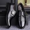 Winter Shoes, Winter High-top Shoes, Velvet Men's Shoes, Winter Warm and Thickened Middle-aged Men's Cotton Shoes, Genuine Leather Business Cotton