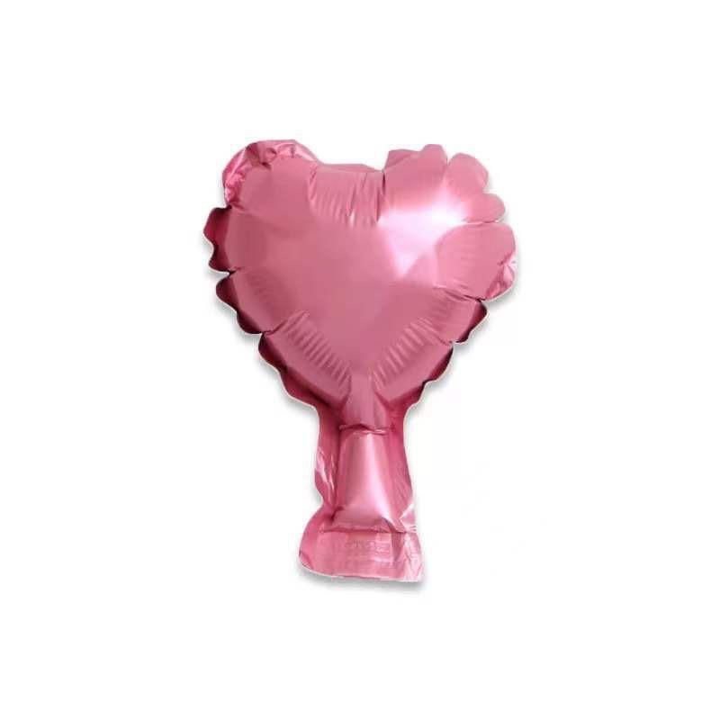 5 Inch Heart Shaped Foil Balloons 50 Pieces Durable Mylar Balloons for Party Decorations and Events