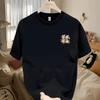 National Trend Fashion Cotton Short Sleeve T Shirt Men Women Unisex Summer Casual Half Sleeve Top Tee