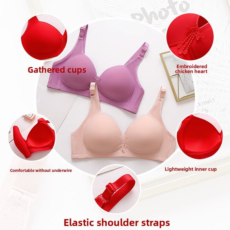 Wire-free, Push-up, Back-enhancing, Breathable and Comfortable Bra for Women with a Larger Bust To Create a Slimmer Silhouette