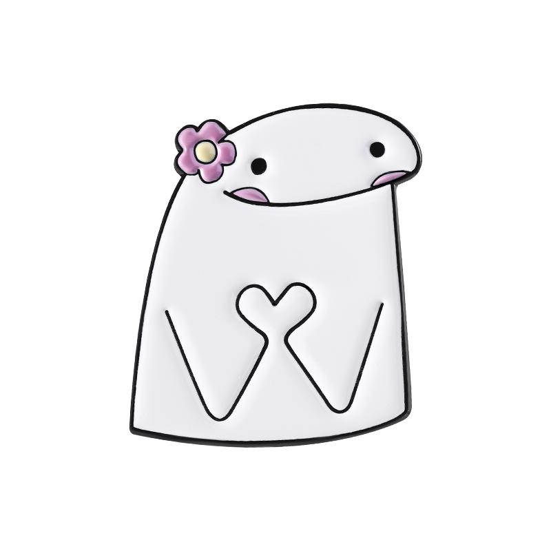 Cartoon Stick Figure Enamel Pins Custom Hand-Drawn Line Brooches Lapel Badges Clothes Funny Jewelry Gift for Kids Friends