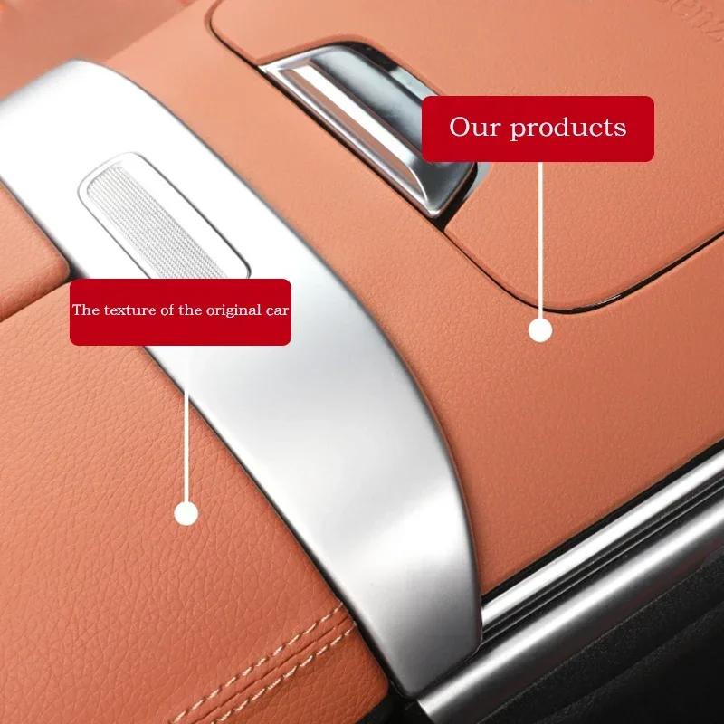 Für Mercedes Benz C GLC CLE Klasse W206 X254 Auto Mittelkonsole Silikon Panel Abdeckung Zierrahmen Innenraum Modifikation Zubehör