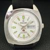 JAPAN VINTAGE RICOH R31 AUTOMATIC MENS WHITE COLOR DIAL WATCH A701929-5 R207-a701929