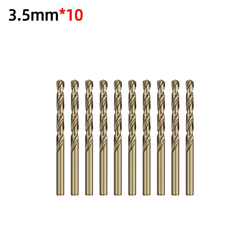 Metal Drill Cobalt Twist Drill Bit Set 1-13mm HSS M35 Stainless Steel Twist Drills The Whole Ground Metal Reamer Hole Tools