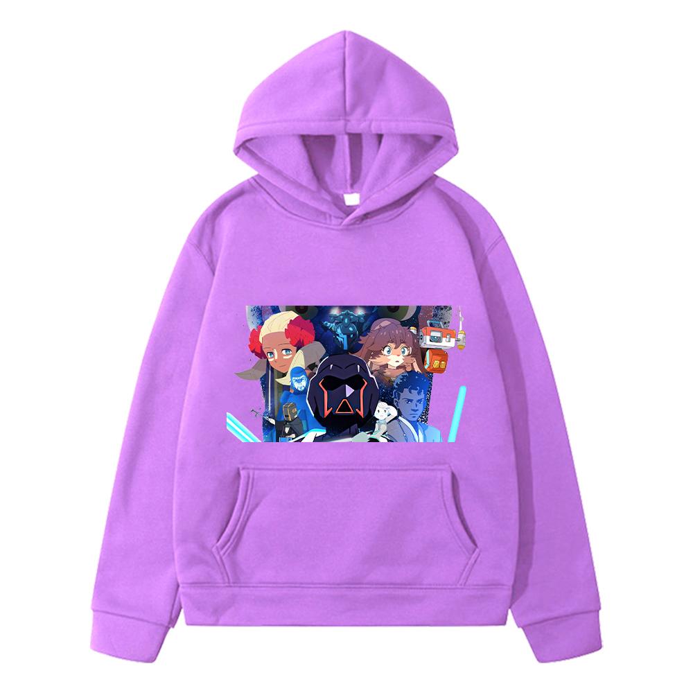 Stars Wars Print Anime Hoodie Fleece Sweatshirt Y2k Sudadera Kawaii Hoodie Cartoon Jacket Boy Pullover Kids Clothes Girls