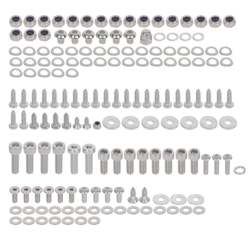 For BMW K100RS K100 RS 352-Piece Stainless Steel Motorcycle Accessories Screw Kit Fasteners