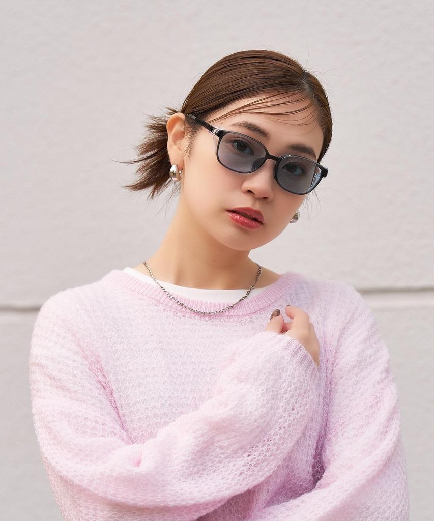 Wellington-style 2-way Sunglasses for Pollen and Droplet Protection (detachable Hood) (Gray (Clear) - ZN261G0513A1)  PROTECT 2WAY  Pollen Glasses,