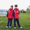 Children's Detachable Fleece Windbreaker & Ski Suit - Two-Piece Set for Boys and Girls