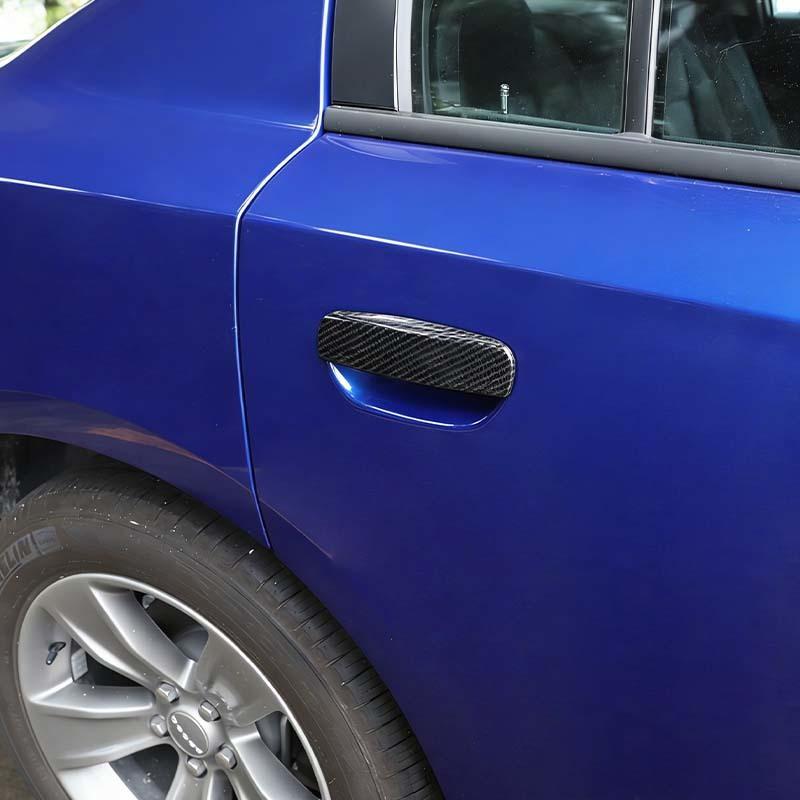ABS Door Handle Decoration Cover Sticker Fit For Dodge Charger 2010 Up Exterior Accessories