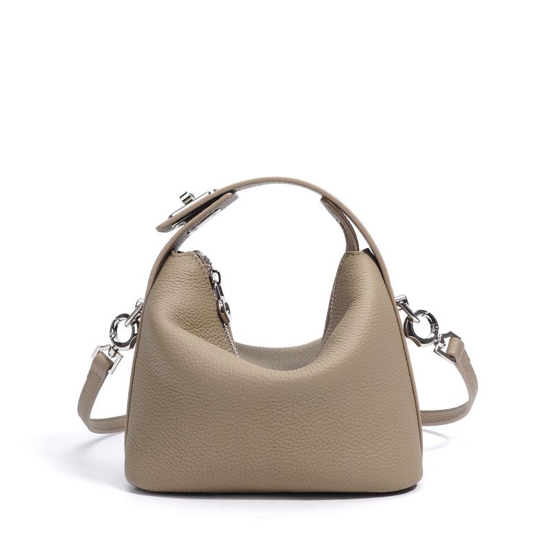 New Leather Luxury Armpit Bag, Premium Cowhide Soft Leather Handbag, Casual Commuting Bento Bag, Single Shoulder Crossbody Bag