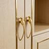 Modern Golden Magpie Shape Dresser Pull Stylish Metal Handle For Cabinets And Closets Replacement Knob Easy To Install