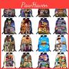 Cartoon Print Backpack For Kids Versatile School Bag With Cute Design And Spacious Capacity